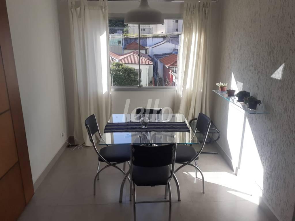 SALA JANTAR de Apartamento à venda, Padrão com 68 m², 2 quartos e 1 vaga em Vila Clementino - São Paulo