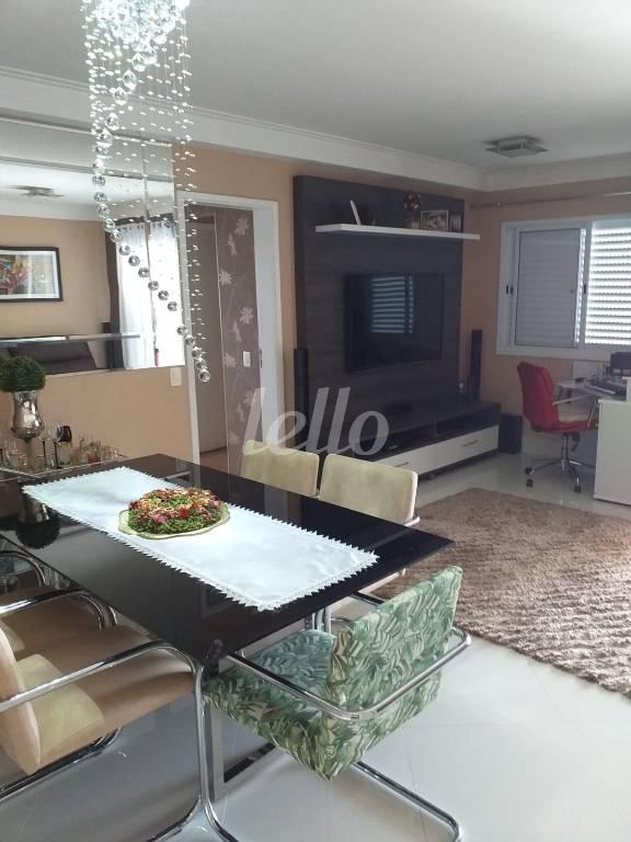 SALA de Apartamento à venda, Padrão com 106 m², 3 quartos e 2 vagas em Chácara Califórnia - São Paulo