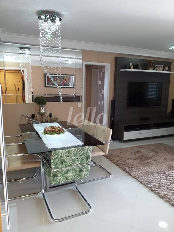 SALA de Apartamento à venda, Padrão com 106 m², 3 quartos e 2 vagas em Chácara Califórnia - São Paulo