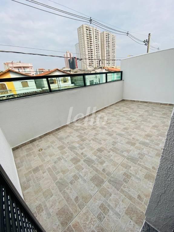 TERRAÇO de Apartamento à venda, Padrão com 35 m², 1 quarto e 1 vaga em Vila Curuca - Santo André