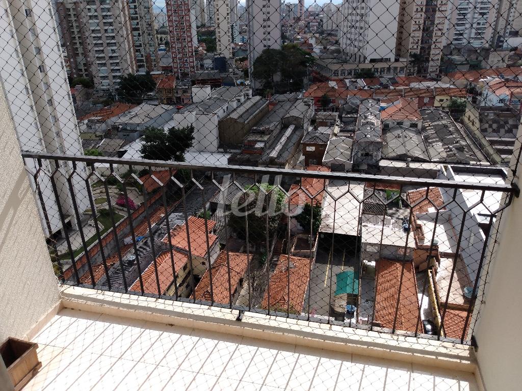 SACADA de Apartamento à venda, Padrão com 62 m², 2 quartos e 1 vaga em Mooca - São Paulo
