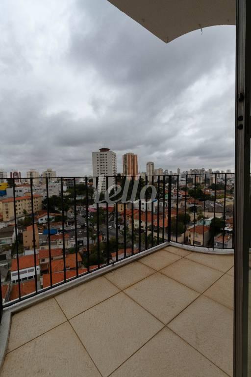 SACADA DA SALA de Apartamento para alugar, Padrão com 117 m², 3 quartos e 2 vagas em Parque Mandaqui - São Paulo