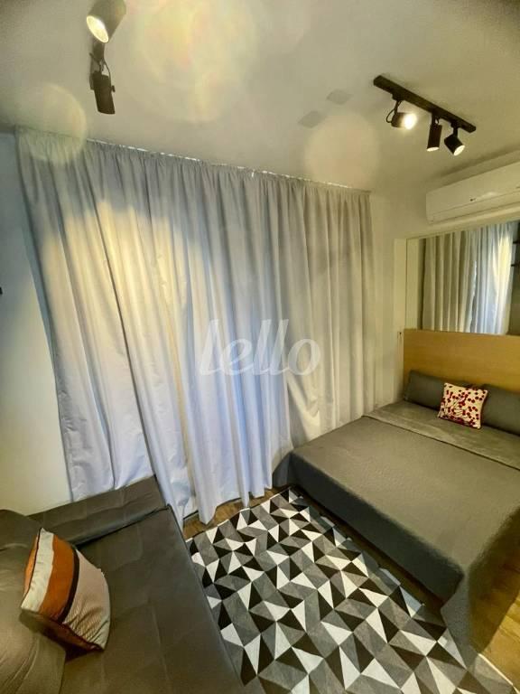STUDIO de Apartamento para alugar, Padrão com 32 m², 1 quarto e 1 vaga em Consolação - São Paulo