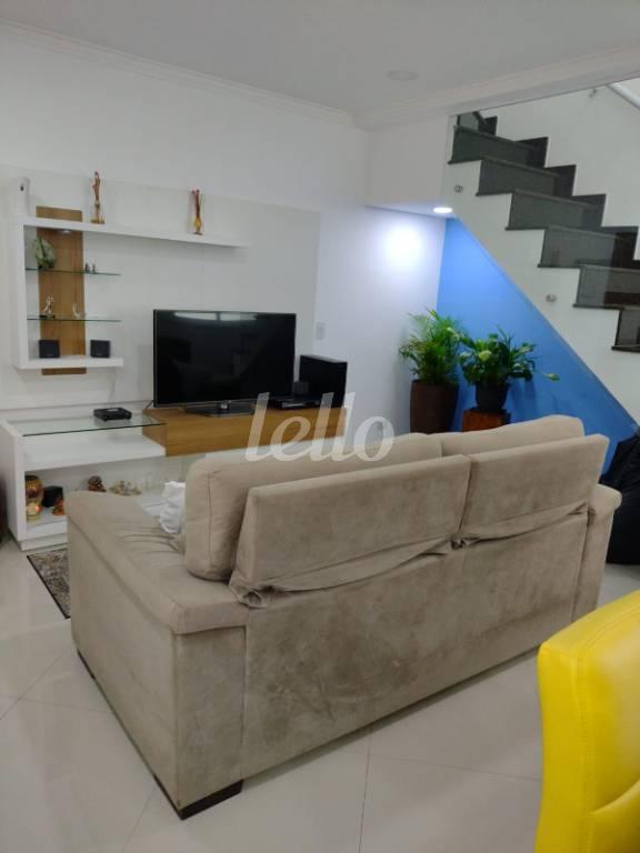 SALA DOIS AMBIENTES de Apartamento à venda, cobertura - Padrão com 148 m², 3 quartos e 2 vagas em Jardim Paraíso - Santo André