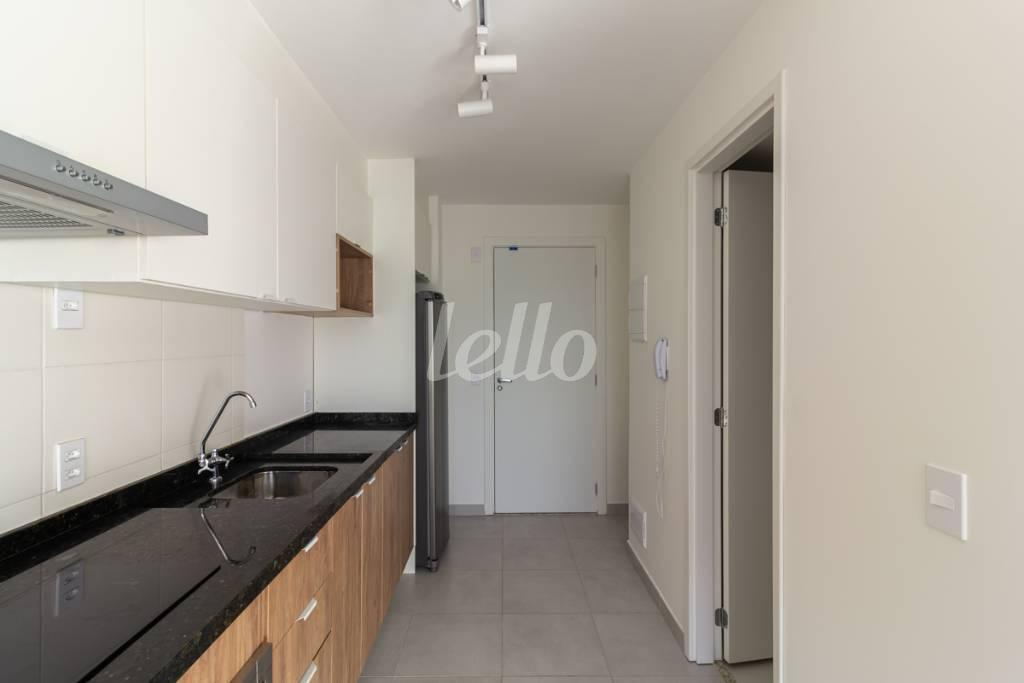 COZINHA de Apartamento à venda, Padrão com 24 m², 1 quarto e em Vila Clementino - São Paulo