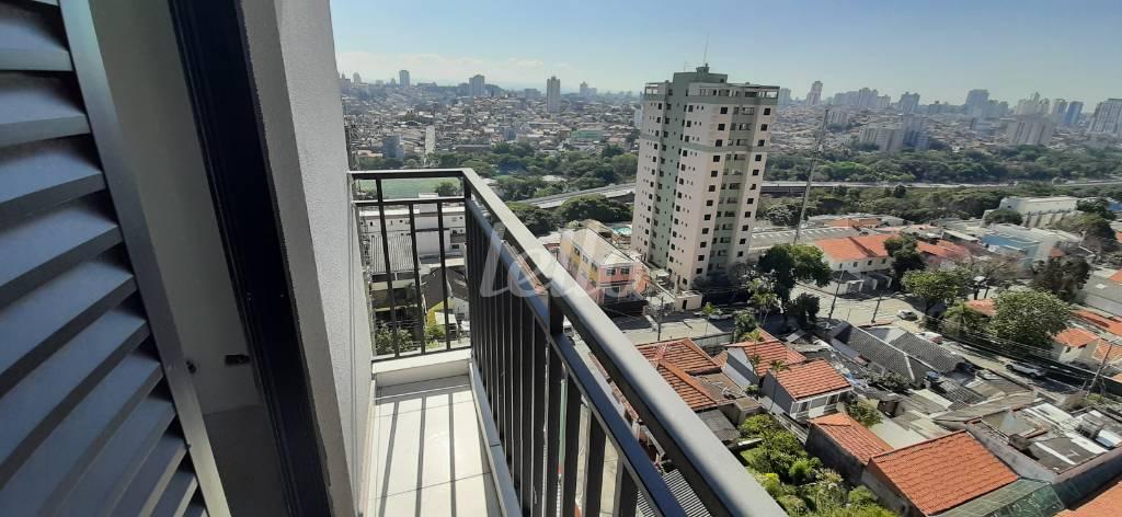 SACADA NO DORMITÓRIO de Apartamento à venda, Padrão com 39 m², 1 quarto e 1 vaga em Vila Aricanduva - São Paulo