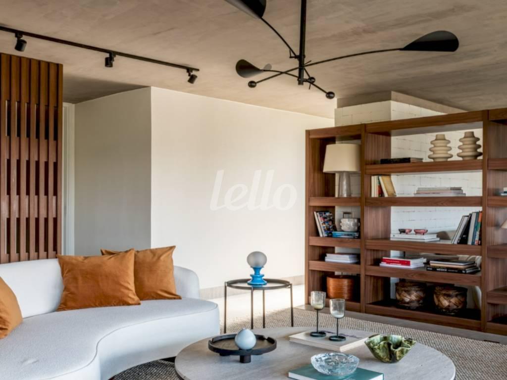SALA DE ESTAR de Apartamento para alugar, Padrão com 163 m², 2 quartos e 2 vagas em Jardim Paulista - São Paulo
