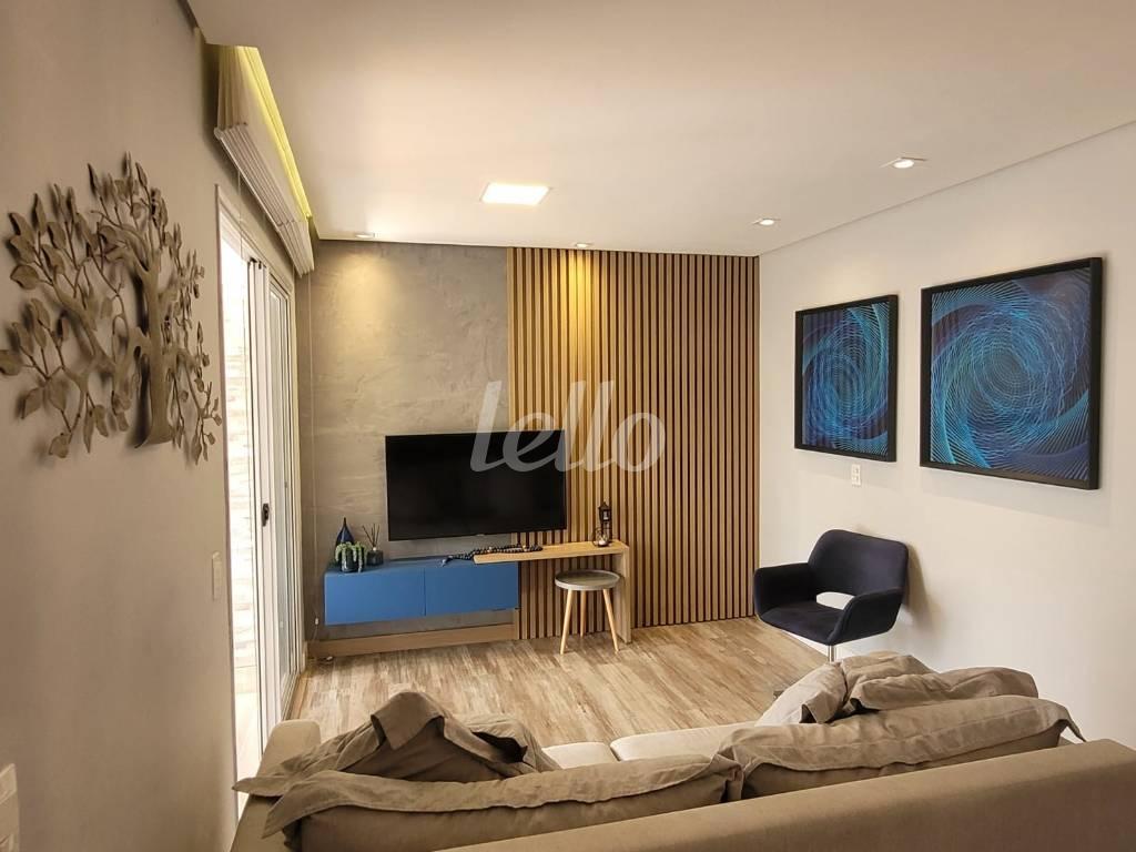 SALA DOIS AMBIENTES de Apartamento à venda, Padrão com 89 m², 3 quartos e 2 vagas em Ipiranga - São Paulo