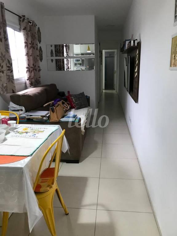 SALA de Apartamento à venda, Padrão com 50 m², 2 quartos e 1 vaga em Vila Camilópolis - Santo André