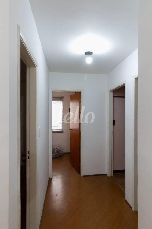 CORREDOR de Apartamento para alugar, Padrão com 74 m², 2 quartos e 1 vaga em Vila Mascote - São Paulo