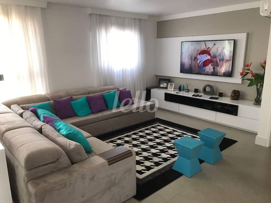 SALA DE TV1 de Apartamento à venda, Padrão com 186 m², 3 quartos e 4 vagas em Vila Analia Franco - São Paulo