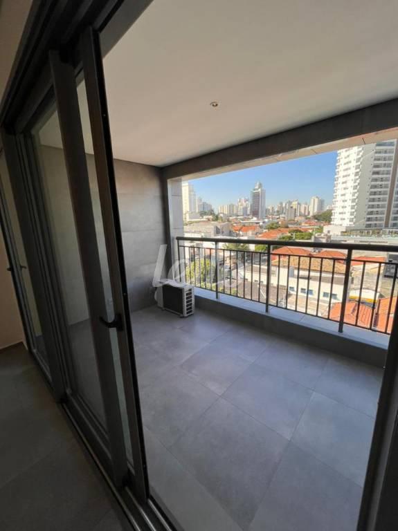 VARANDA de Apartamento à venda, Studio com 35 m², 1 quarto e 1 vaga em Cidade Mãe do Céu - São Paulo