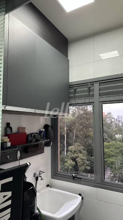 ÁREA DE SERVIÇO de Apartamento à venda, Padrão com 45 m², 1 quarto e 1 vaga em Brooklin Paulista - São Paulo