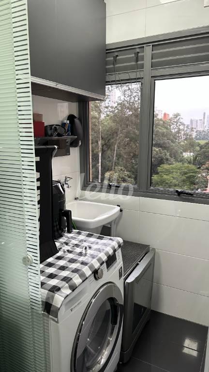 ÁREA DE SERVIÇO de Apartamento à venda, Padrão com 45 m², 1 quarto e 1 vaga em Brooklin Paulista - São Paulo