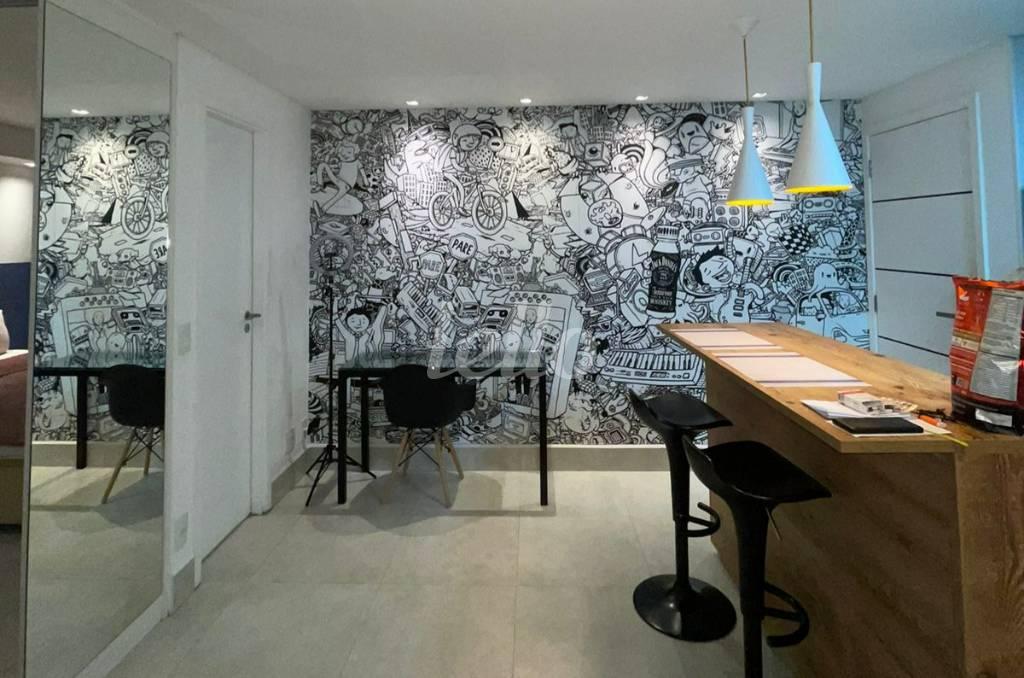STUDIO de Apartamento para alugar, Padrão com 55 m², e 1 vaga em Vila Regente Feijó - São Paulo