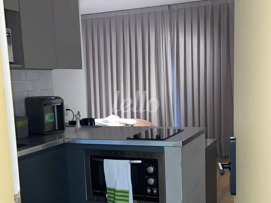 COZINHA de Apartamento para alugar, Padrão com 45 m², 1 quarto e 1 vaga em Vila Nova Conceição - São Paulo