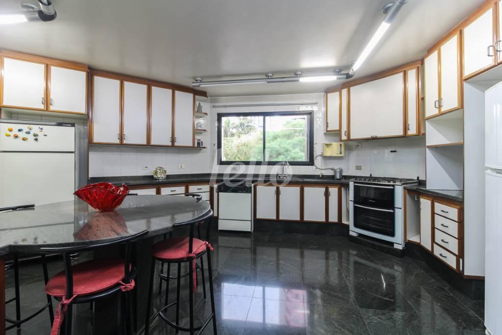 45 COZINHA de Apartamento para alugar, Padrão com 520 m², 4 quartos e 5 vagas em Vila Analia Franco - São Paulo