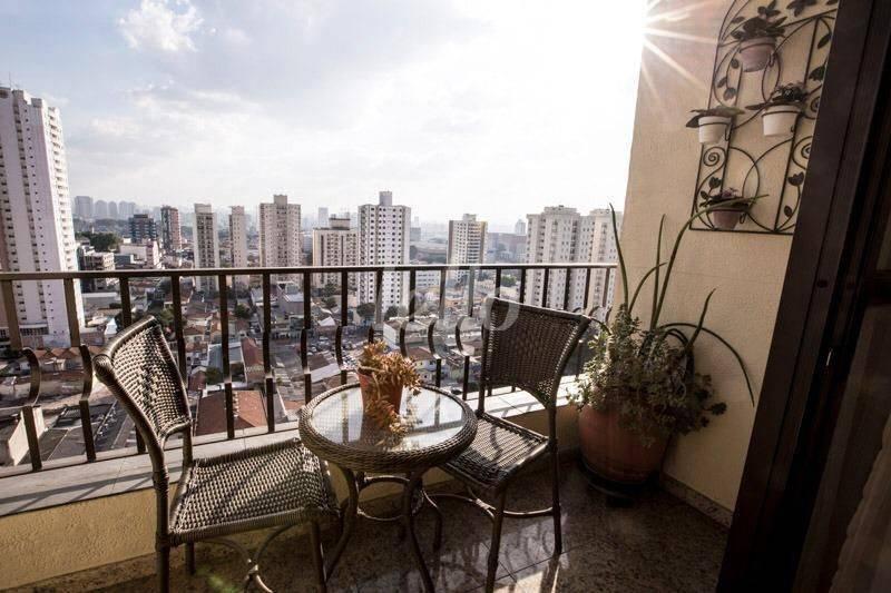 SACADA de Apartamento à venda, cobertura - Padrão com 158 m², 3 quartos e 3 vagas em Tatuapé - São Paulo