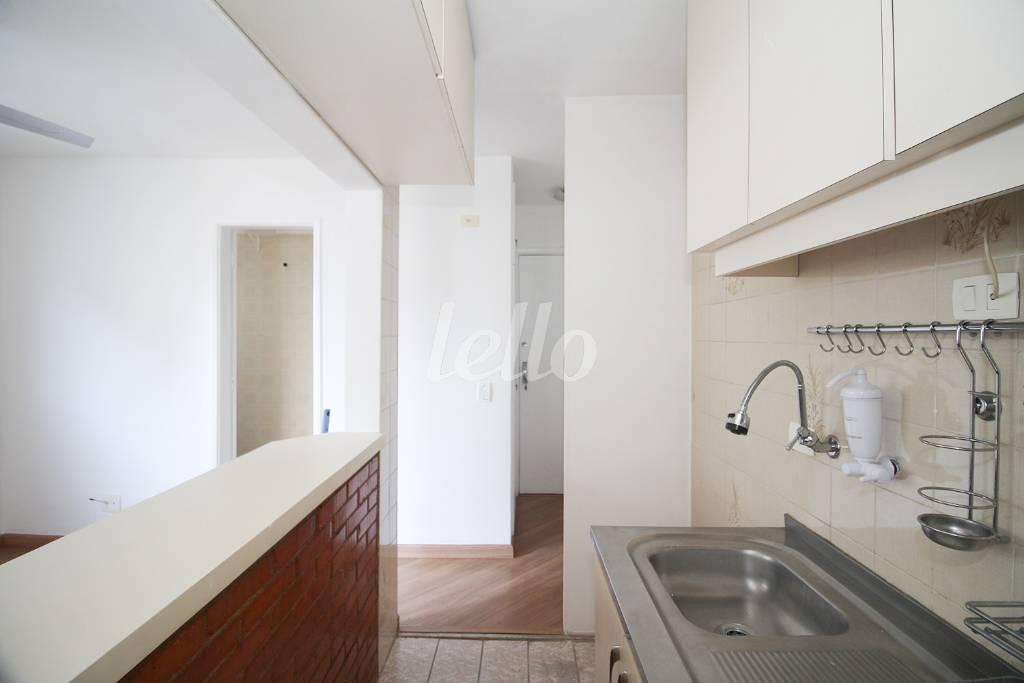 COZINHA de Apartamento para alugar, Padrão com 35 m², 1 quarto e 1 vaga em Jardim Paulista - São Paulo
