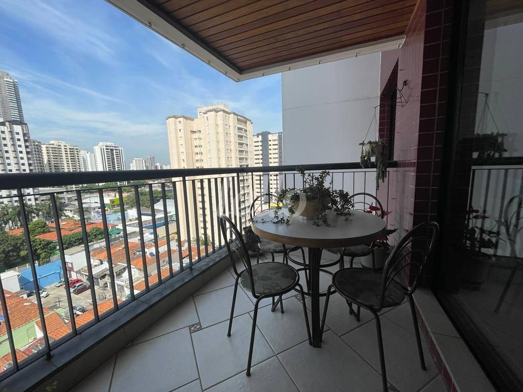 SACADA de Apartamento à venda, Padrão com 93 m², 2 quartos e 2 vagas em Vila Gomes Cardim - São Paulo