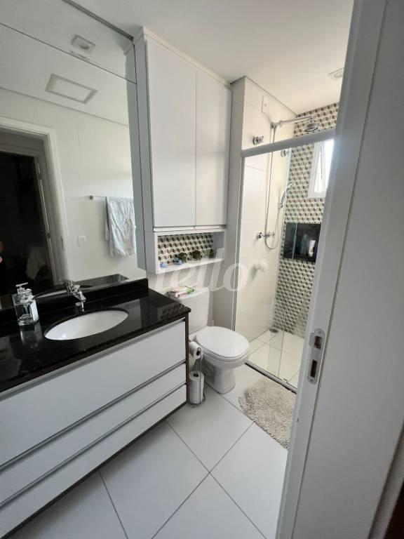 BANHEIRO de Apartamento à venda, Padrão com 92 m², 3 quartos e 3 vagas em Vila Regente Feijó - São Paulo