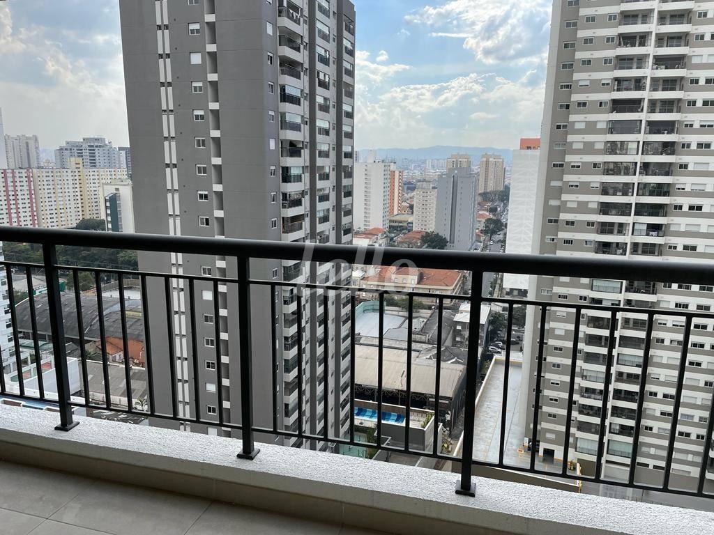 VISTA de Apartamento à venda, Padrão com 85 m², 3 quartos e 2 vagas em Vila Zilda - São Paulo