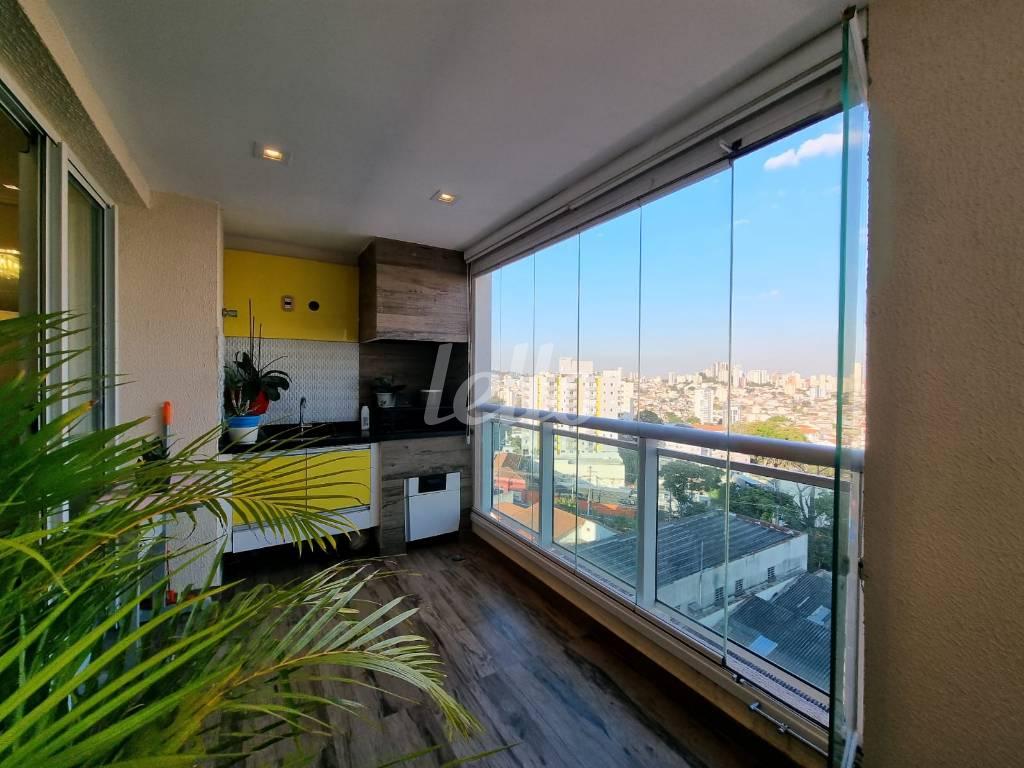 VARANDA GOURMET de Apartamento à venda, Padrão com 85 m², 3 quartos e 2 vagas em Lauzane Paulista - São Paulo
