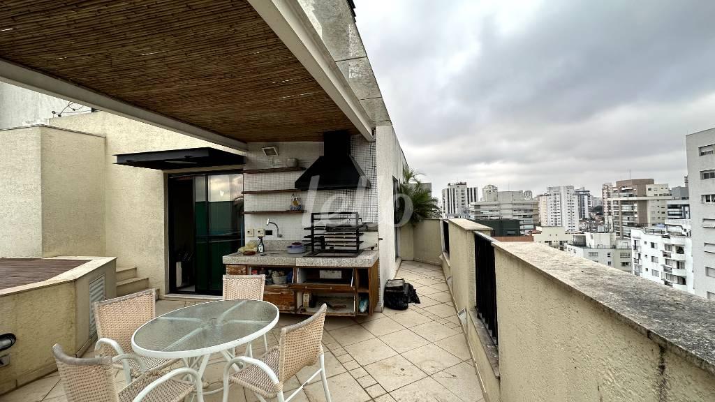 TERRAÇO de Apartamento à venda, Duplex com 200 m², 3 quartos e 2 vagas em Vila Clementino - São Paulo