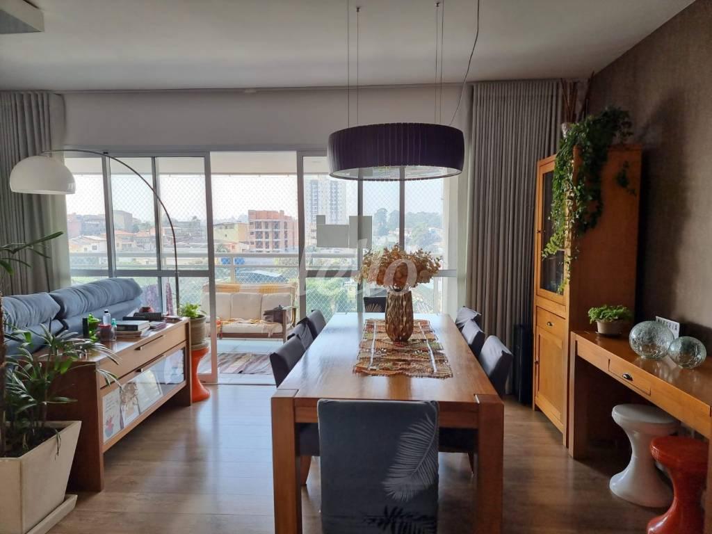 LIVING de Apartamento à venda, Padrão com 130 m², 3 quartos e 2 vagas em Vila Baeta Neves - São Bernardo do Campo
