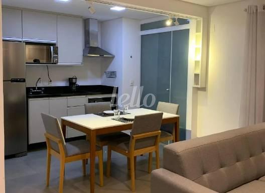 COZINHA de Apartamento para alugar, Padrão com 57 m², 1 quarto e 1 vaga em Vila Madalena - São Paulo