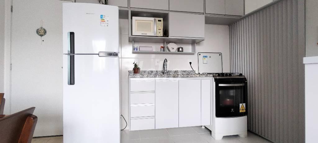 COZINHA AMERICANA de Apartamento à venda, Padrão com 40 m², 2 quartos e 1 vaga em Brás - São Paulo