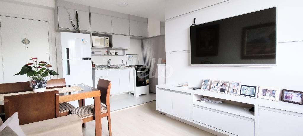 SALA 2 AMBIENTES de Apartamento à venda, Padrão com 40 m², 2 quartos e 1 vaga em Brás - São Paulo