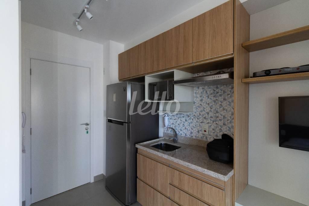 COZINHA de Apartamento para alugar, Padrão com 25 m², 1 quarto e em Indianópolis - São Paulo