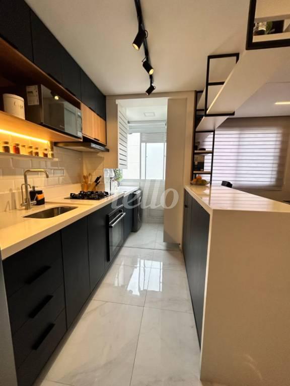 COZINHA de Apartamento à venda, Padrão com 36 m², 1 quarto e em Cambuci - São Paulo
