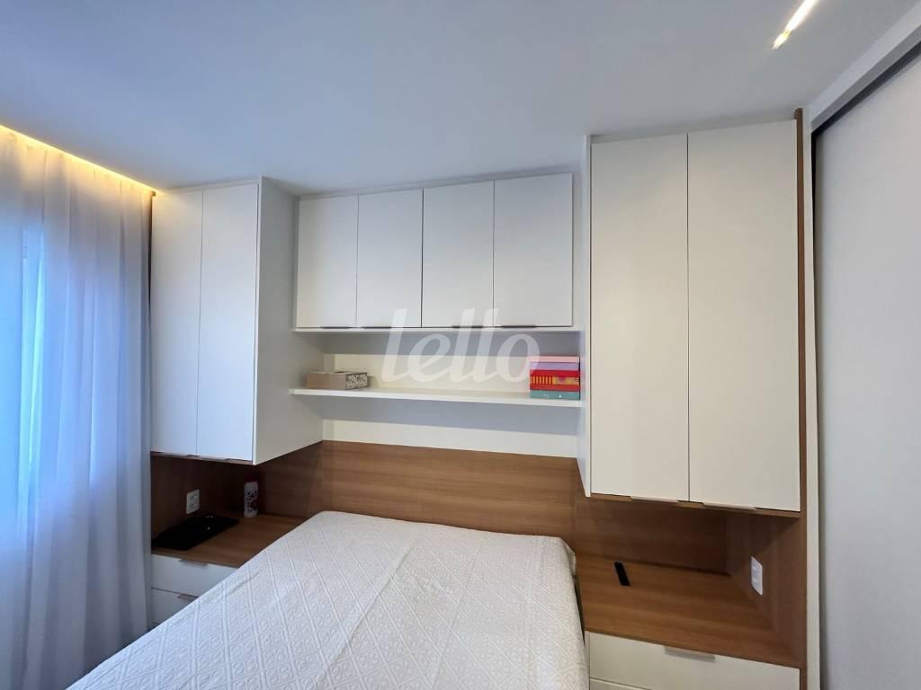 DORMITÓRIO de Apartamento à venda, Padrão com 36 m², 1 quarto e em Cambuci - São Paulo
