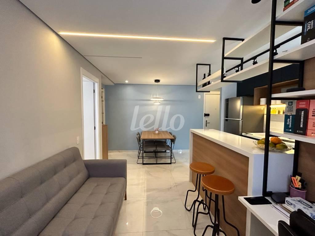 SALA de Apartamento à venda, Padrão com 36 m², 1 quarto e em Cambuci - São Paulo