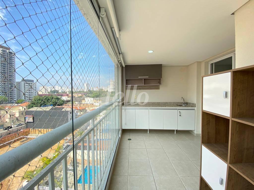 VARANDA de Apartamento à venda, Padrão com 73 m², 3 quartos e 1 vaga em Tatuapé - São Paulo