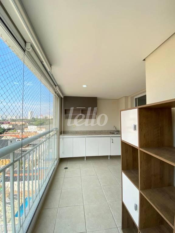 VARANDA de Apartamento à venda, Padrão com 73 m², 3 quartos e 1 vaga em Tatuapé - São Paulo