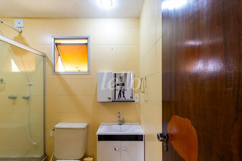 BANHEIRO de Apartamento para alugar, Padrão com 80 m², 2 quartos e 1 vaga em Campo Belo - São Paulo