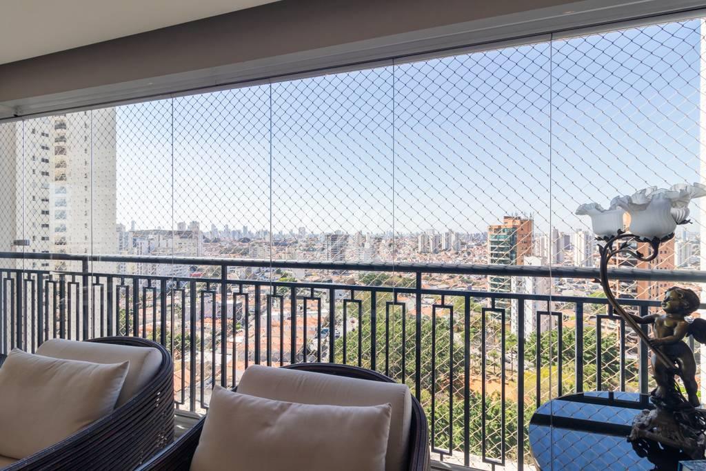 VISTA DA SALA de Apartamento à venda, Padrão com 283 m², 4 quartos e 4 vagas em Parque da Mooca - São Paulo