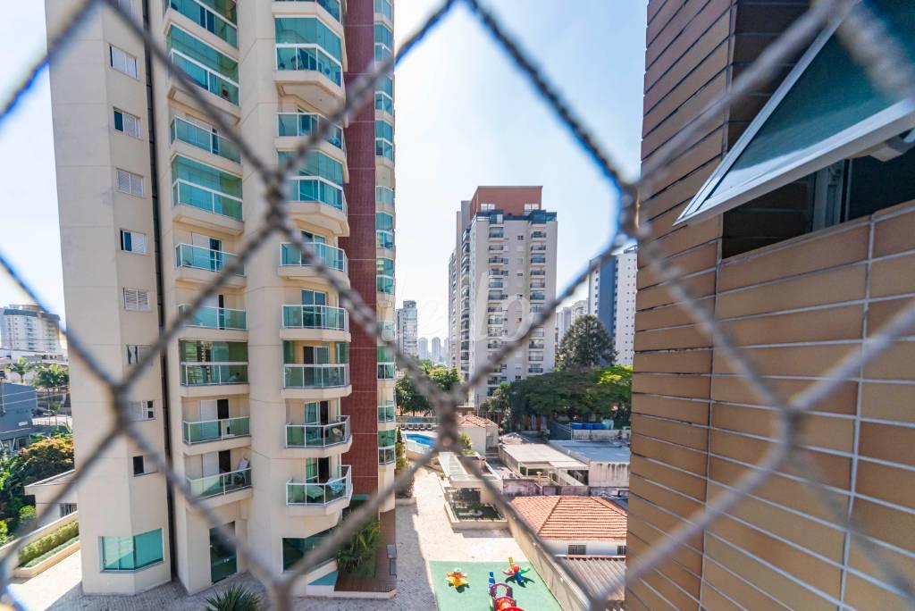 VARANDA DO QUARTO 3 de Apartamento à venda, Padrão com 122 m², 3 quartos e 3 vagas em Jardim - Santo André