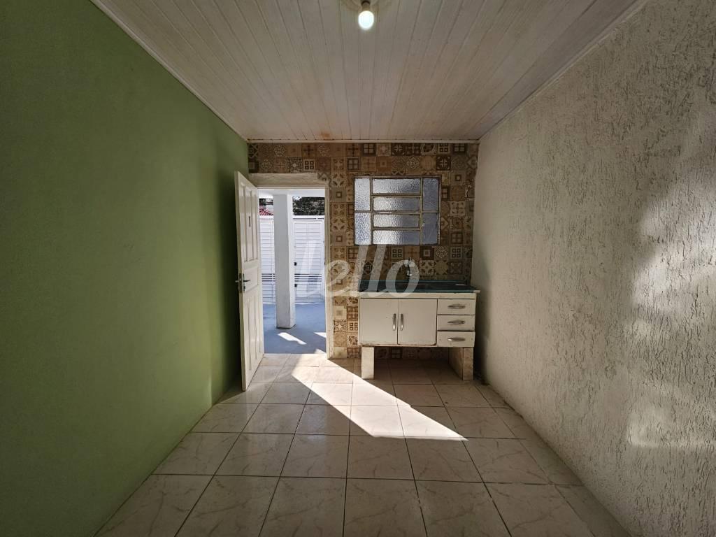 COZINHA de Casa para alugar, térrea com 45 m², 1 quarto e 1 vaga em Tatuapé - São Paulo