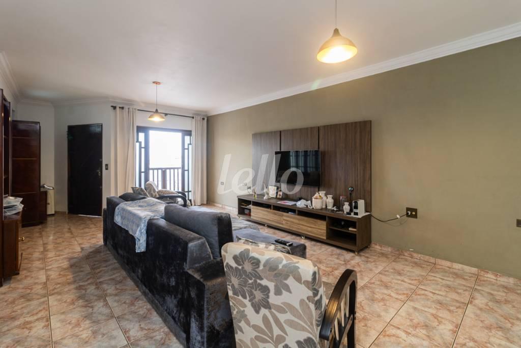01 SALA de Casa para alugar, assobradada com 160 m², 3 quartos e 2 vagas em Parque Das Nações - Santo André