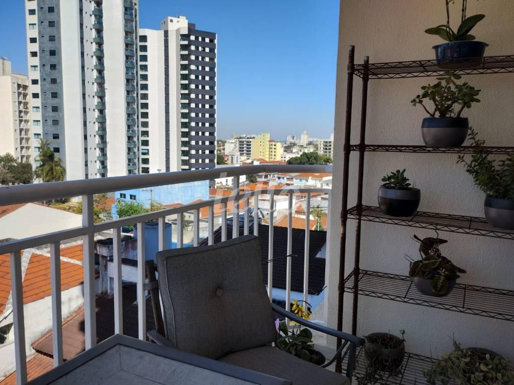 VARANDA de Apartamento à venda, Padrão com 102 m², 3 quartos e 2 vagas em Mirandopolis - São Paulo