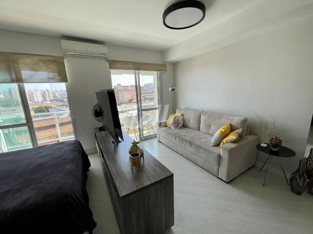 SALA de Apartamento à venda, Studio com 50 m², 2 quartos e 1 vaga em Mooca - São Paulo