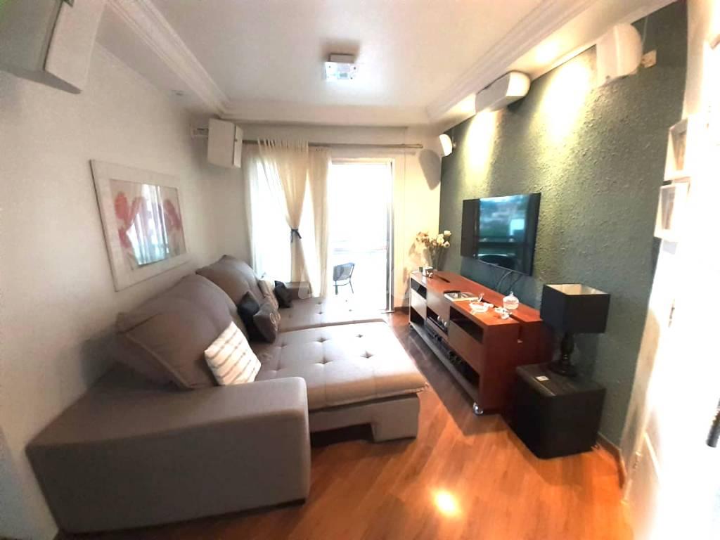SALA de Apartamento à venda, Padrão com 80 m², 3 quartos e 2 vagas em Vila Regente Feijó - São Paulo