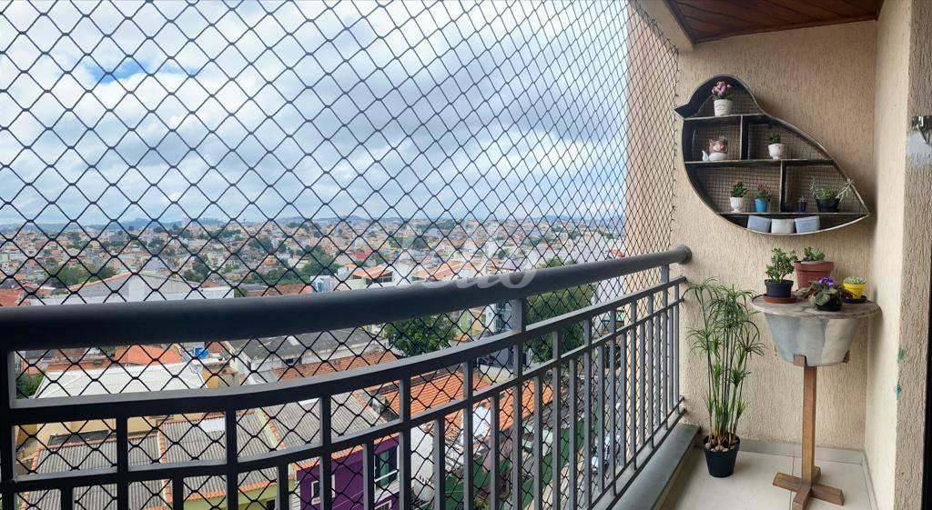 SACADA de Apartamento à venda, Padrão com 86 m², 3 quartos e 2 vagas em Vila Alzira - Santo André