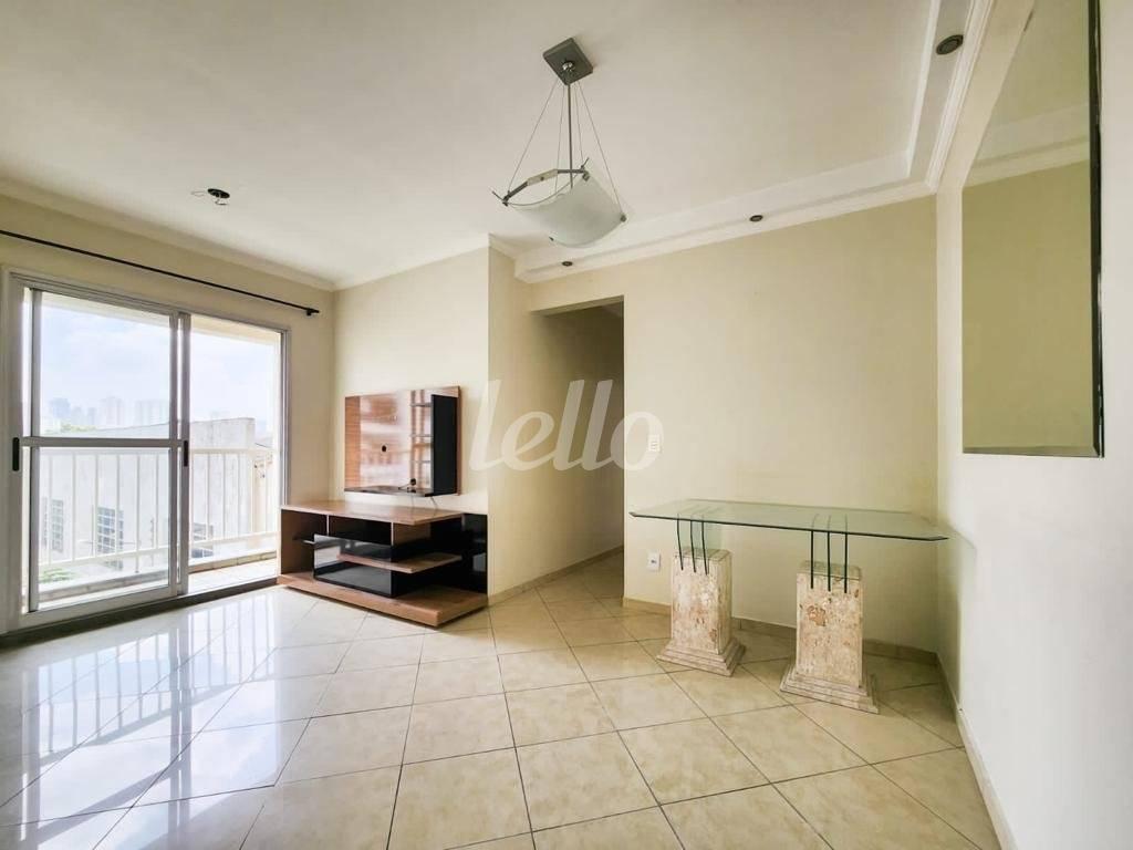 LIVING de Apartamento à venda, Padrão com 54 m², 2 quartos e 1 vaga em Ipiranga - São Paulo