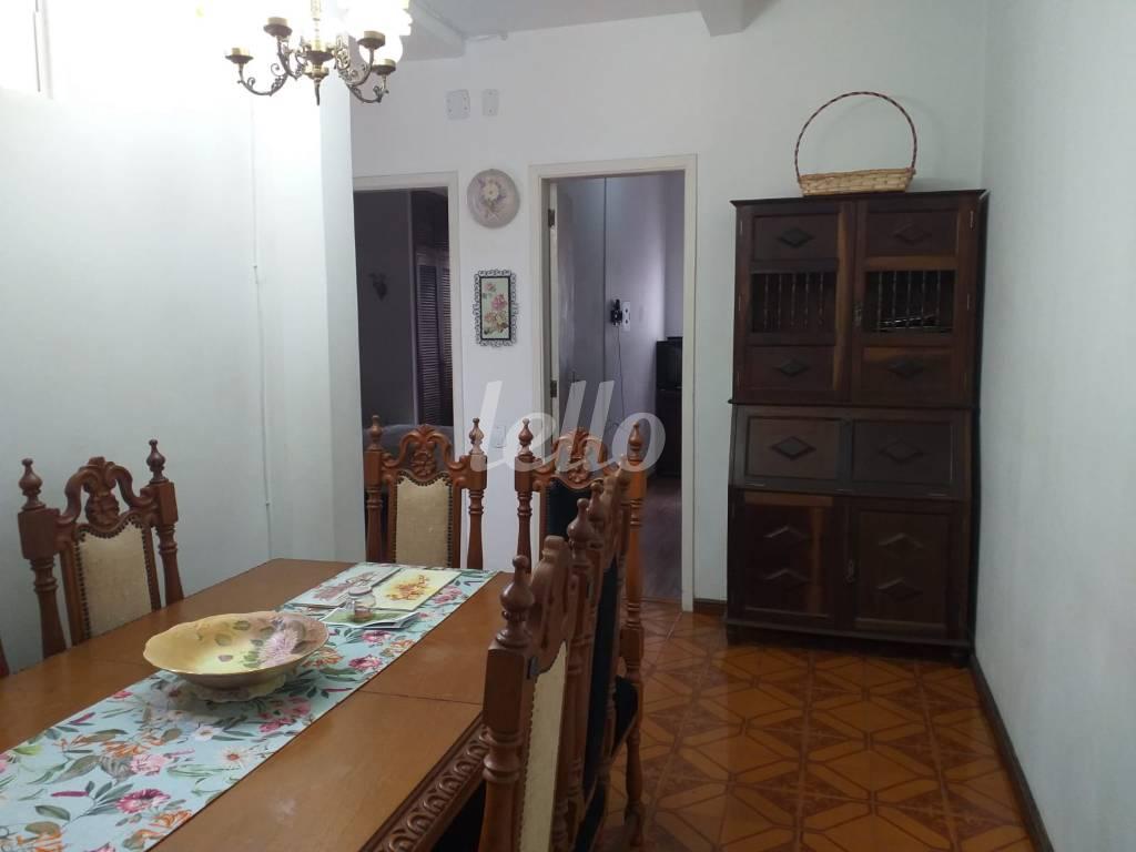 SALA DE JANTAR de Casa à venda, sobrado com 150 m², 5 quartos e 2 vagas em Cambuci - São Paulo