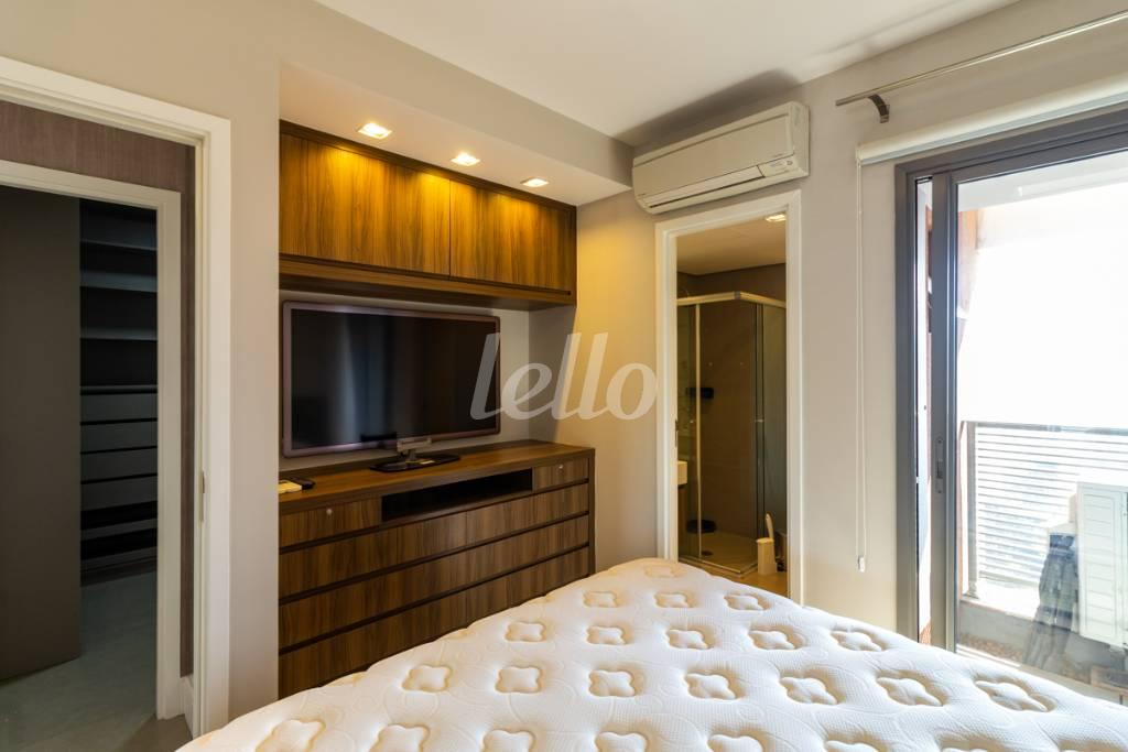 SUITE 1 de Apartamento para alugar, Padrão com 84 m², 2 quartos e 2 vagas em Brooklin Paulista - São Paulo